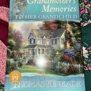 Thomas Kinkade Grandmother's Memories Book with Blue and Green Accents